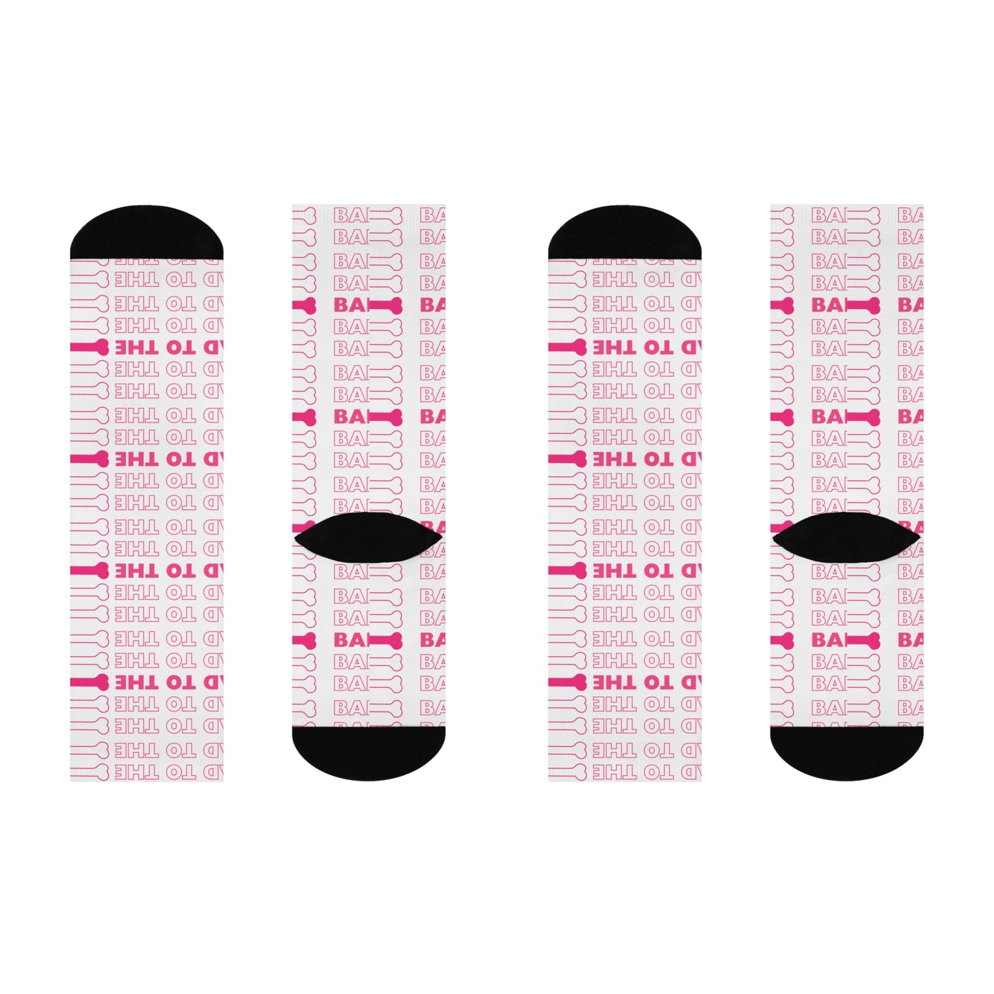 Bad to the Bone Crew Socks