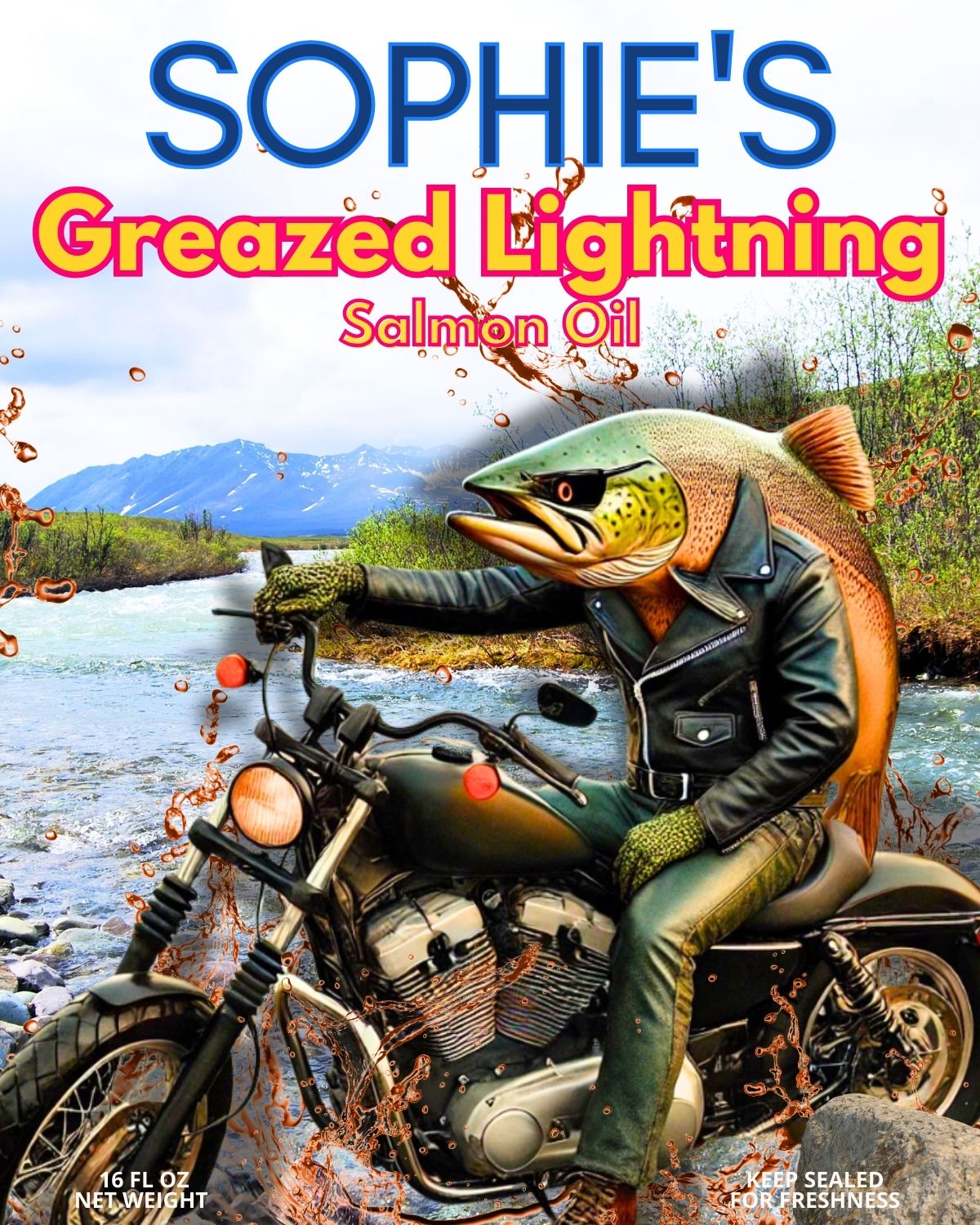 Greazed Lightning Salmon Oil- Wholesale