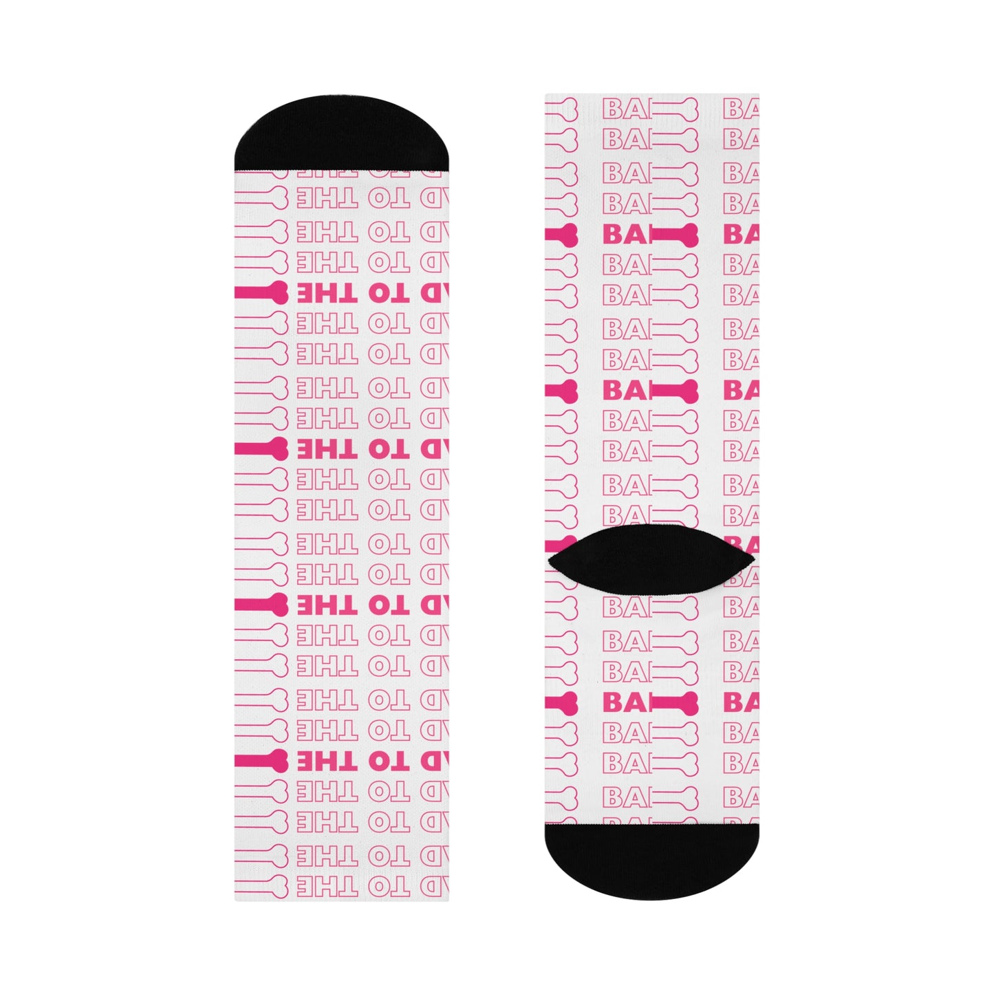 Bad to the Bone Crew Socks