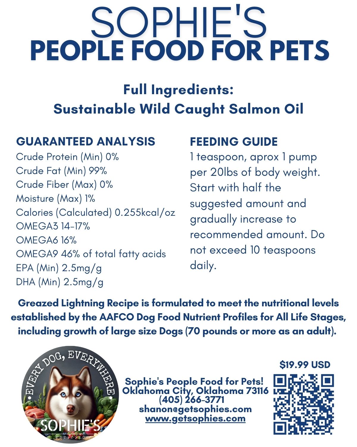 Greazed Lightning Salmon Oil- Wholesale