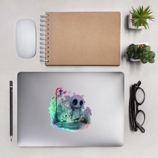 Ghostly Walk Holographic Sticker