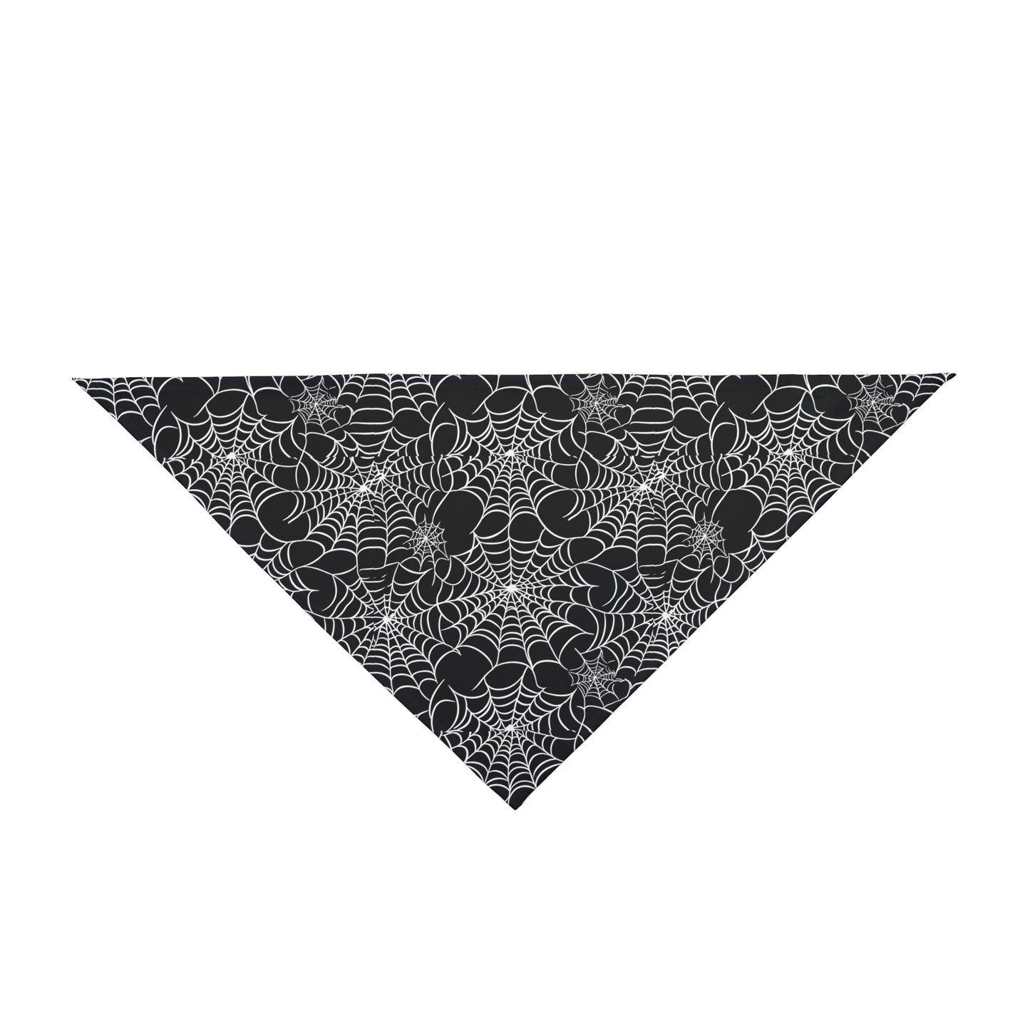 Dog Bandana Spider Web Design