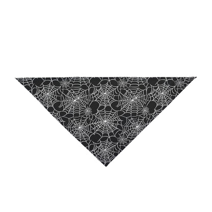 Dog Bandana Spider Web Design