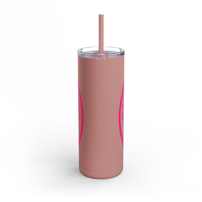 Personalized Pet Lover Tumbler – Custom Matte 20oz Drink Cup with Paw Print Design