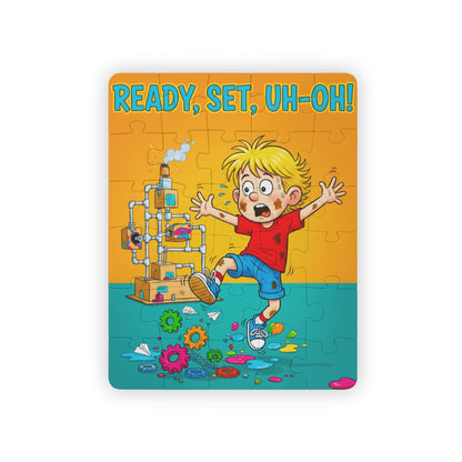Kids Puzzle — "Ready, Set, Uh-Oh!" 30-Piece Toddler Activity Puzzle