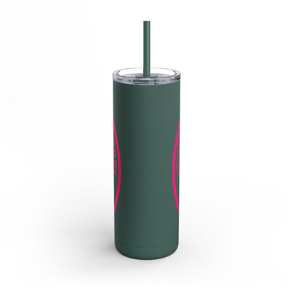 Personalized Pet Lover Tumbler – Custom Matte 20oz Drink Cup with Paw Print Design