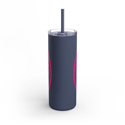 Personalized Pet Lover Tumbler – Custom Matte 20oz Drink Cup with Paw Print Design