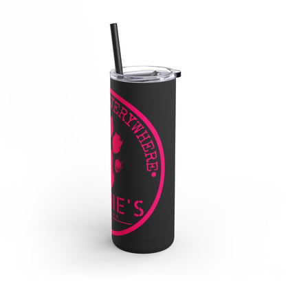 Personalized Pet Lover Tumbler – Custom Matte 20oz Drink Cup with Paw Print Design