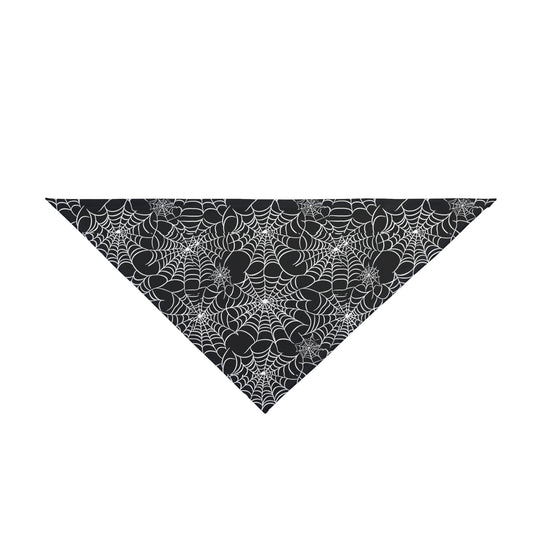 Dog Bandana Spider Web Design