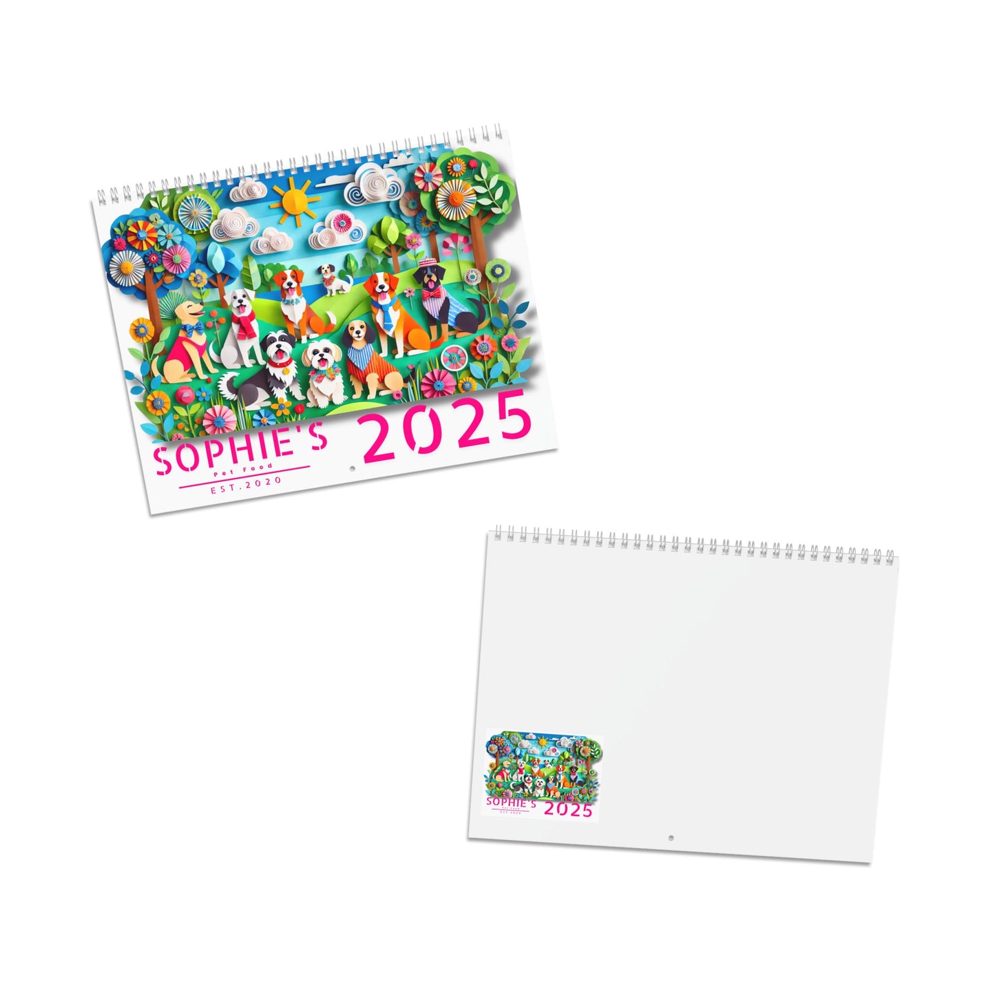 Sophie's 2025 Wall Calendar - Cut Outs