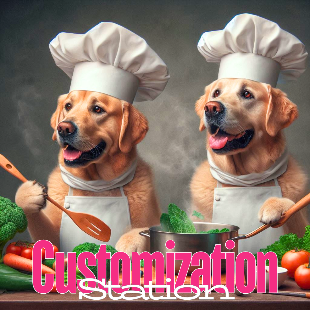 Costomisation Station Customization Station – Sophie's Pet Food