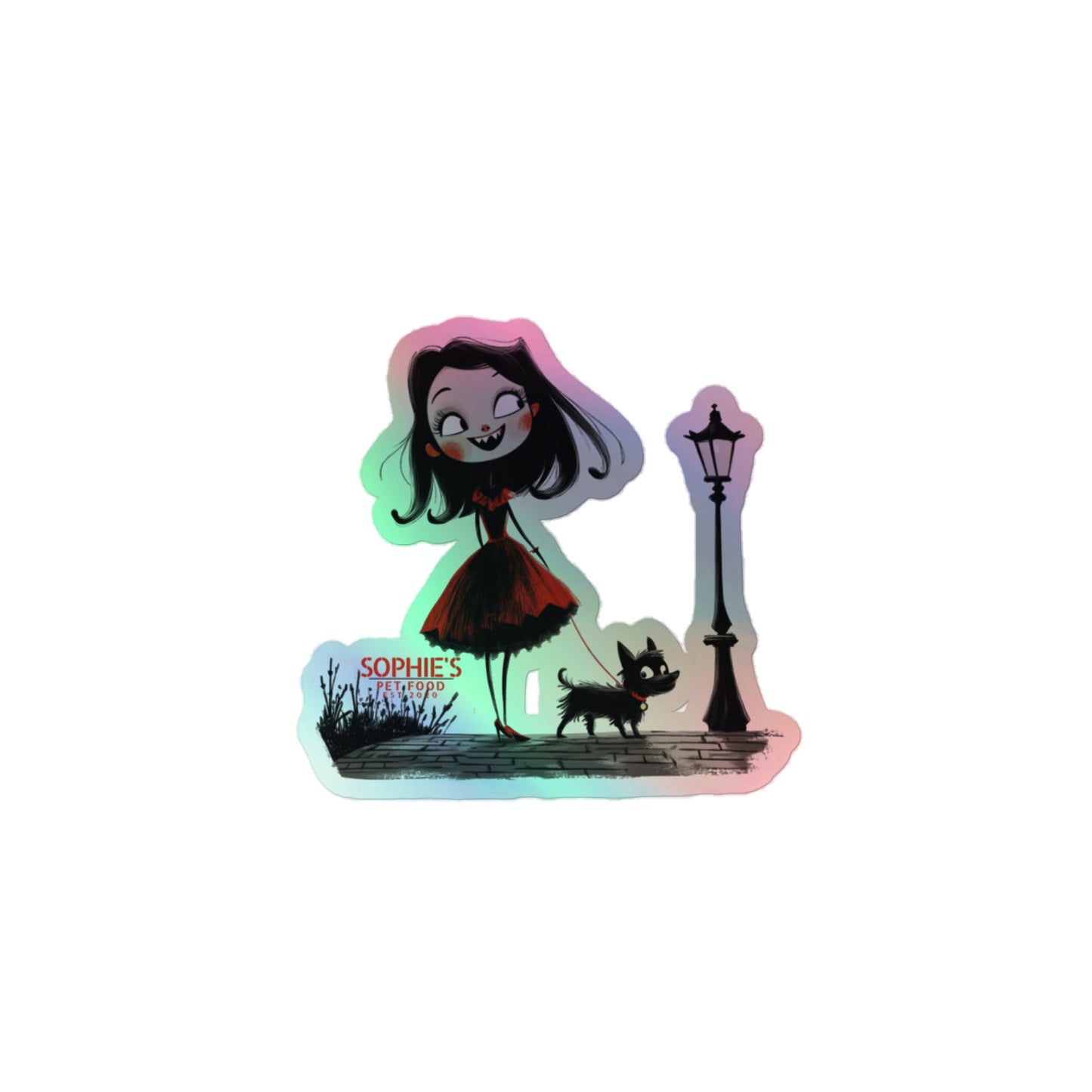 Drac's Daughter Holographic Sticker