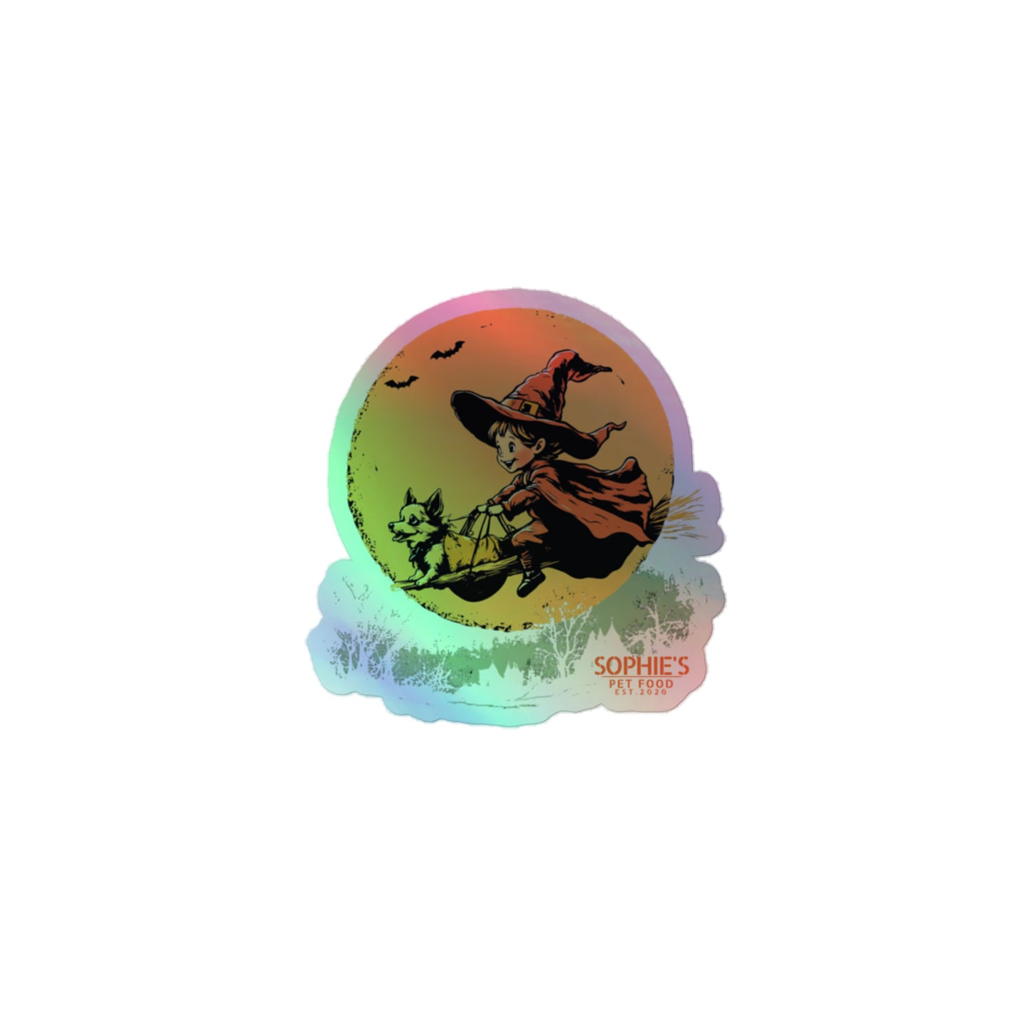 Witchy Witch Holographic Sticker