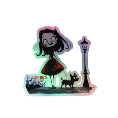 Drac's Daughter Holographic Sticker