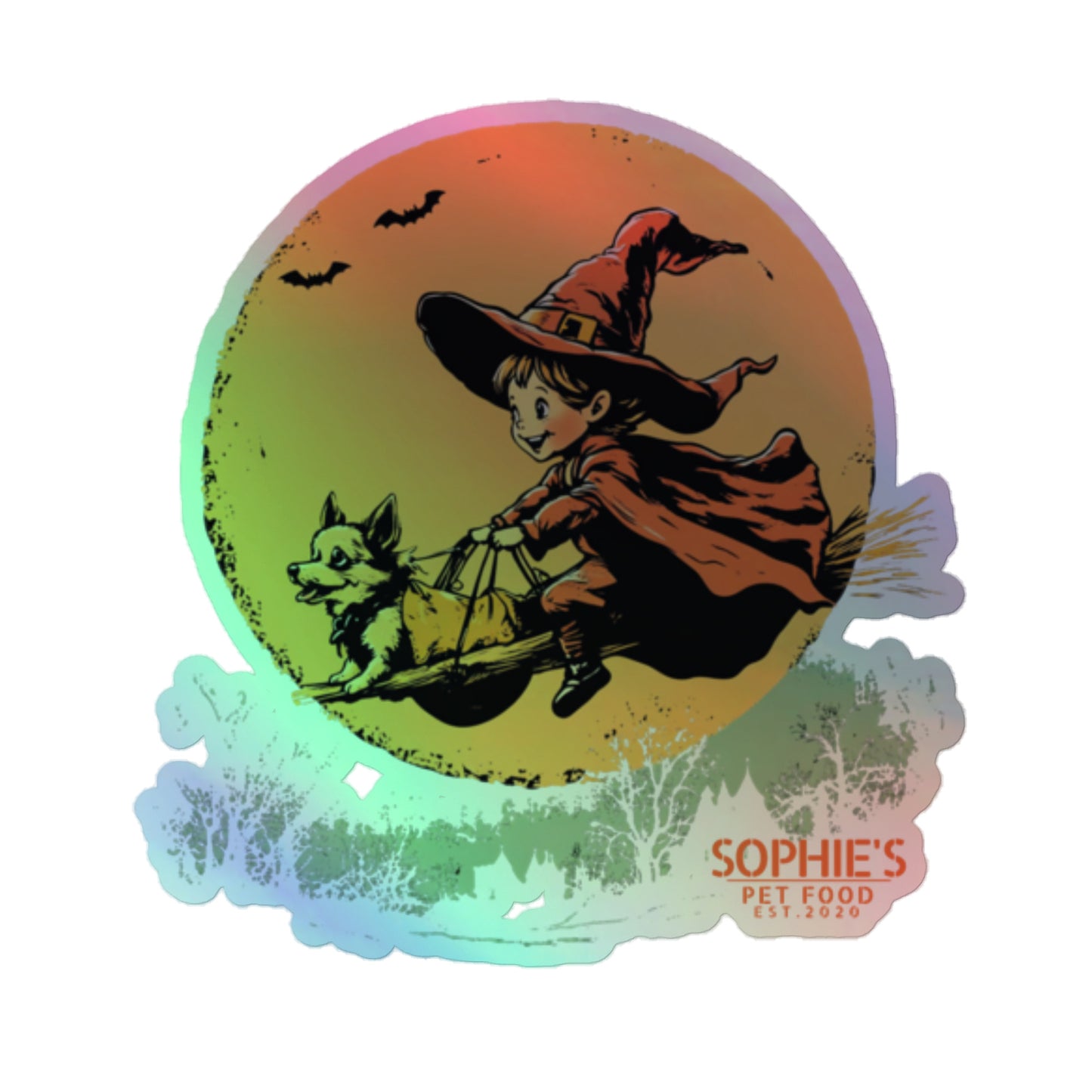 Witchy Witch Holographic Sticker